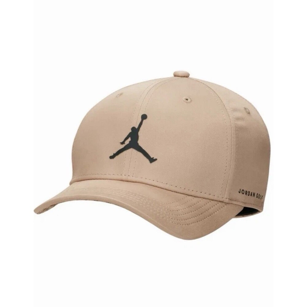 Jordan Golf Rise Men's Hat Cap Nike Snapback Tan/Black FD5182-200 - Size M/L New